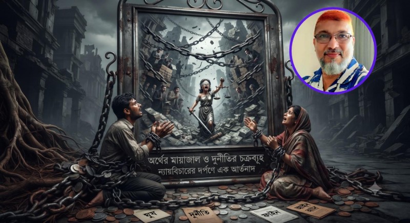অর্থের মায়াজাল ও দুর্নীতির চক্রব্যূহ: ন্যায়বিচারের দর্পণে এক আর্তনাদ : ড. মোঃ আশরাফুর রহমান